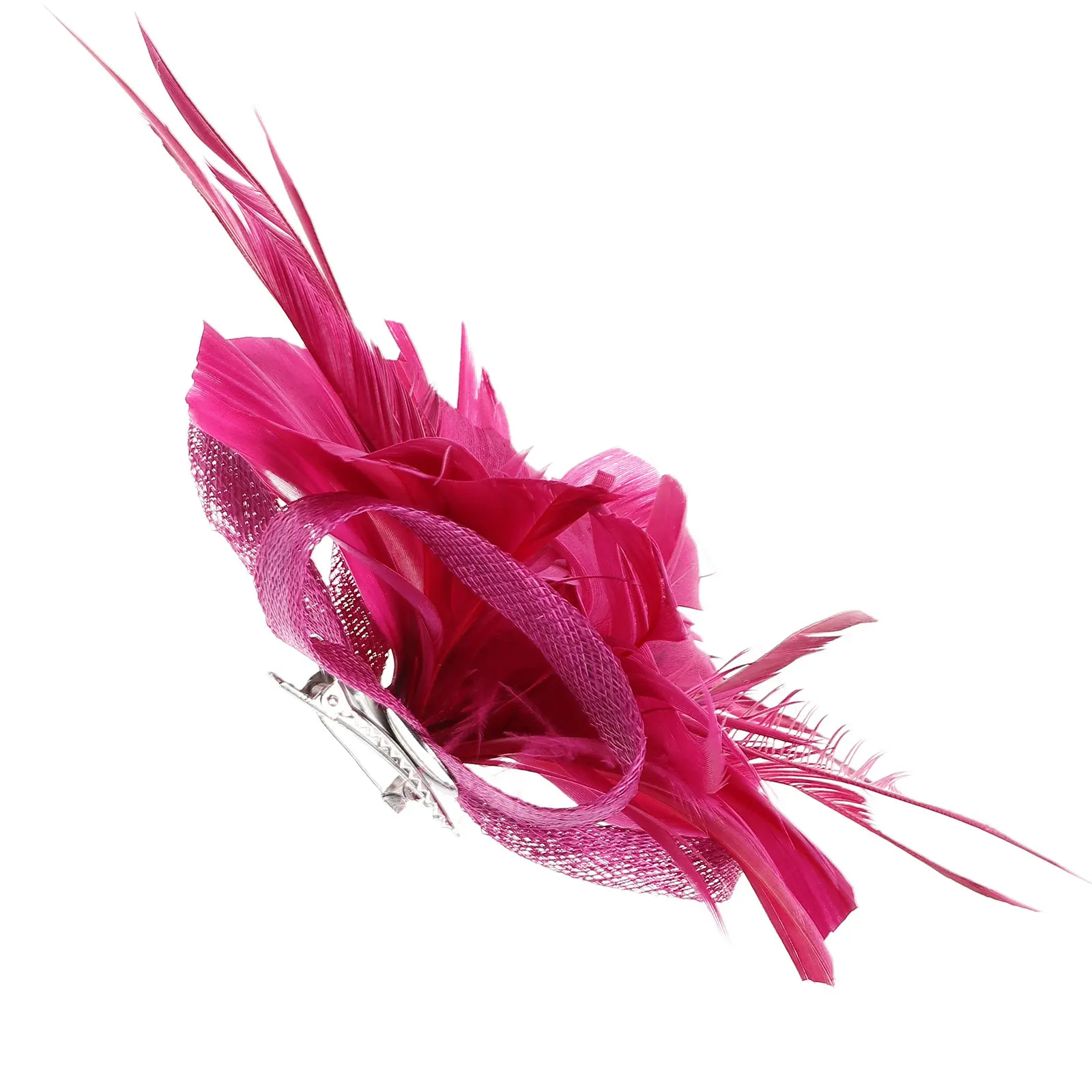 

1Pcs Plume Hair Clip Side Clip Elegant Bridal Hairpin for Women Wedding Party Evening Prom Hair Accessories Decorative