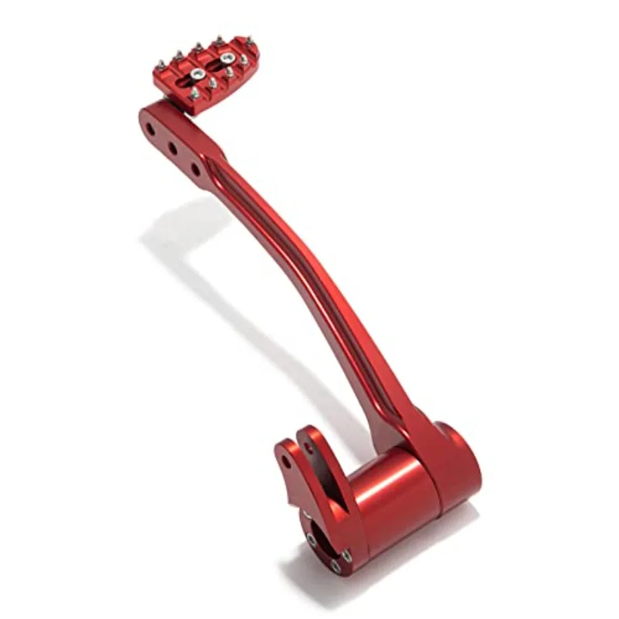 

Red CNC Anodised Aluminium Brake Lever Arm Foot Peg Pedal for Harley Touring Road King FLHR Road Glide FLTR Street Glide FLHX E