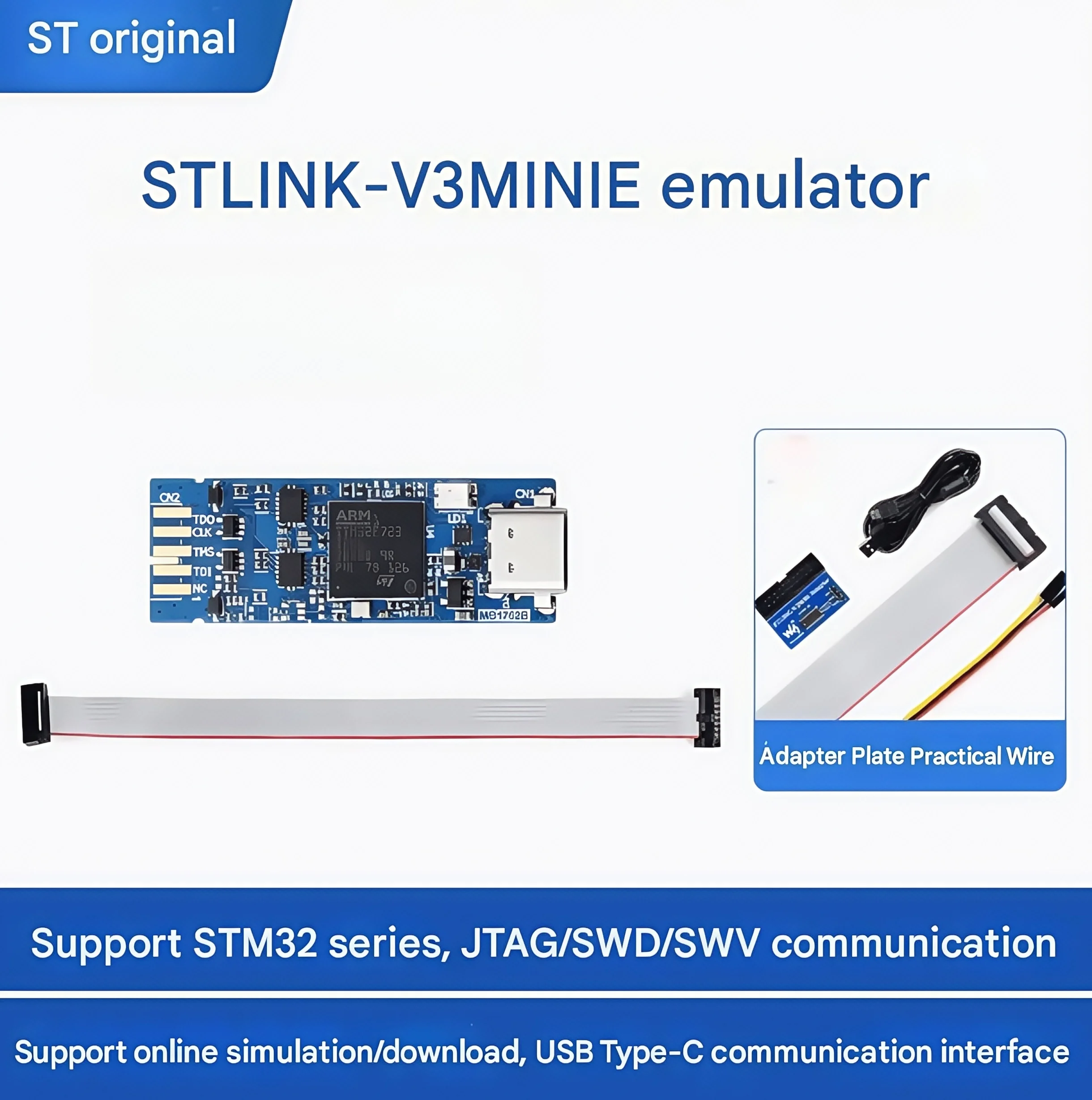 

New original STLINK-V3MINIE stm32 series online downloader emulator debugger