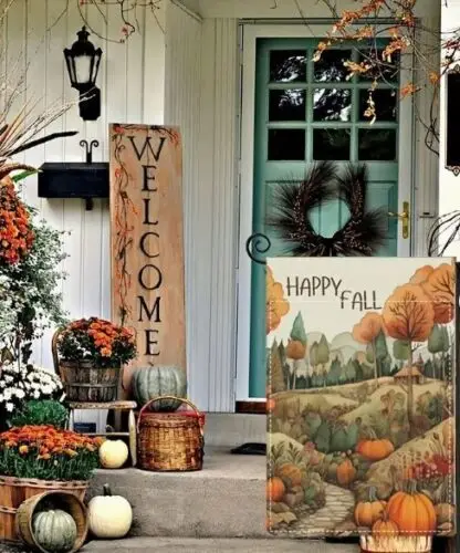 Happy Fall Garden  flag 12