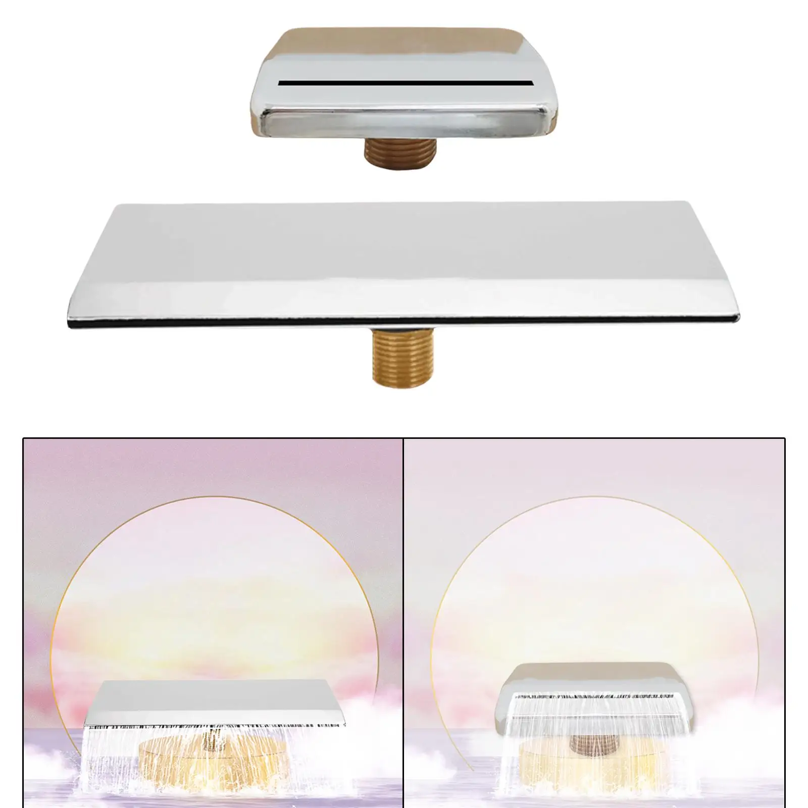 Waterfall Water Fountain Waterfall Cooling Spray Garden Waterfall Fountain for SPA