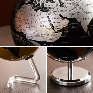 World Globe mit Unterstützung, rotierender Weltkugel, Kinder zum Lernen, Klassenzimmergeographieausbildung, Metallbasis 6 Hauptverkäufe Globe Terraqueo Gigante - №5