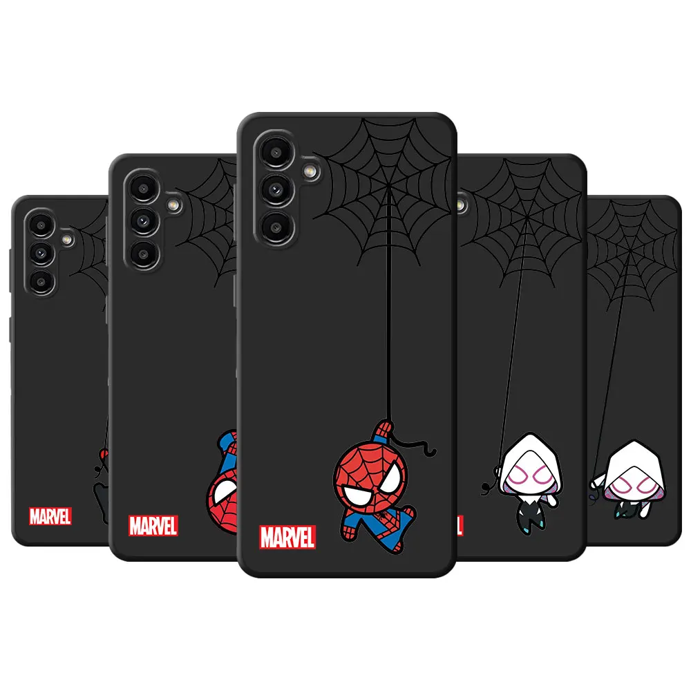 Cute Marvel Spiderman Phone Case for Honor 90 Lite 6X X7 X8 X8a X9a X6a 8x Silicone Cover Coque