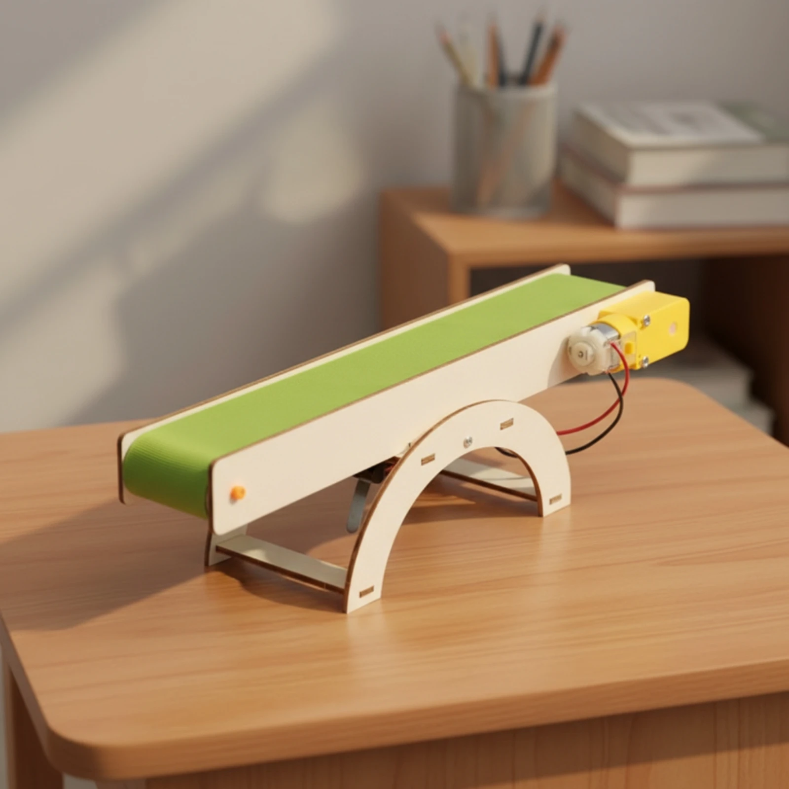 نموذج حزام ناقل كهربائي مقطوع - مراجعة Science Diy Model وسعره