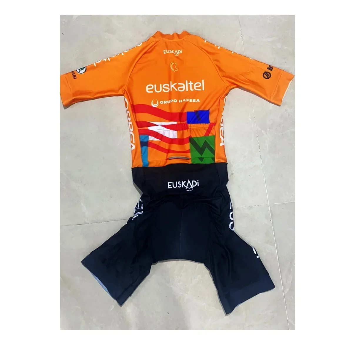 LASER CUT Skinsuit 2024 EUSKALTEL TEAM Bodysuit SHORT Cycling Jersey Bike Bicycle Clothing Maillot Ropa Ciclismo