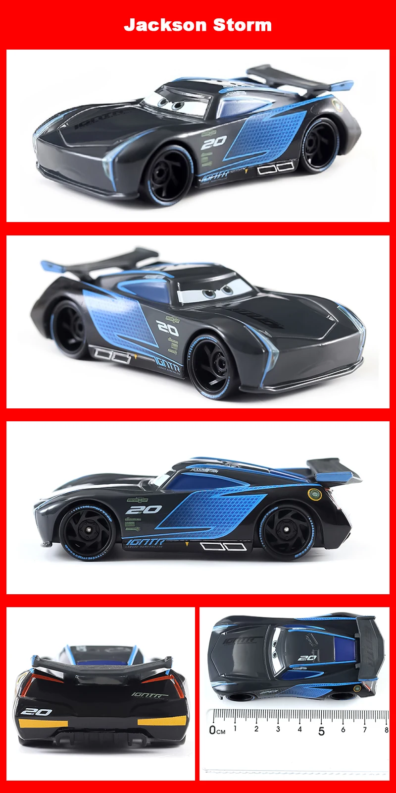 Cars Lightning McQueen 95 Helikopter 1/55 Modellauto aus Legierung Anime-Figur Cartoon-Rennspielzeug Sammlerstücke Kindergeschenke – Detail 31