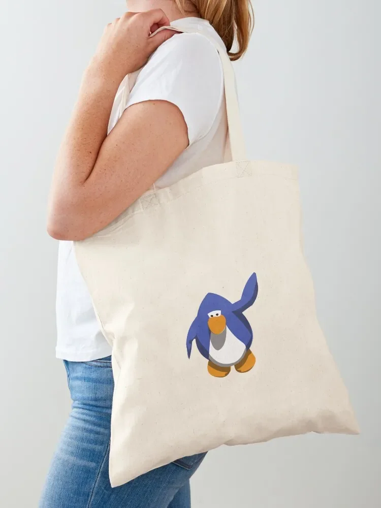 

Club Penguin Wave Tote Bag bag for beach Women bags Customizable tote bag Canvas stote