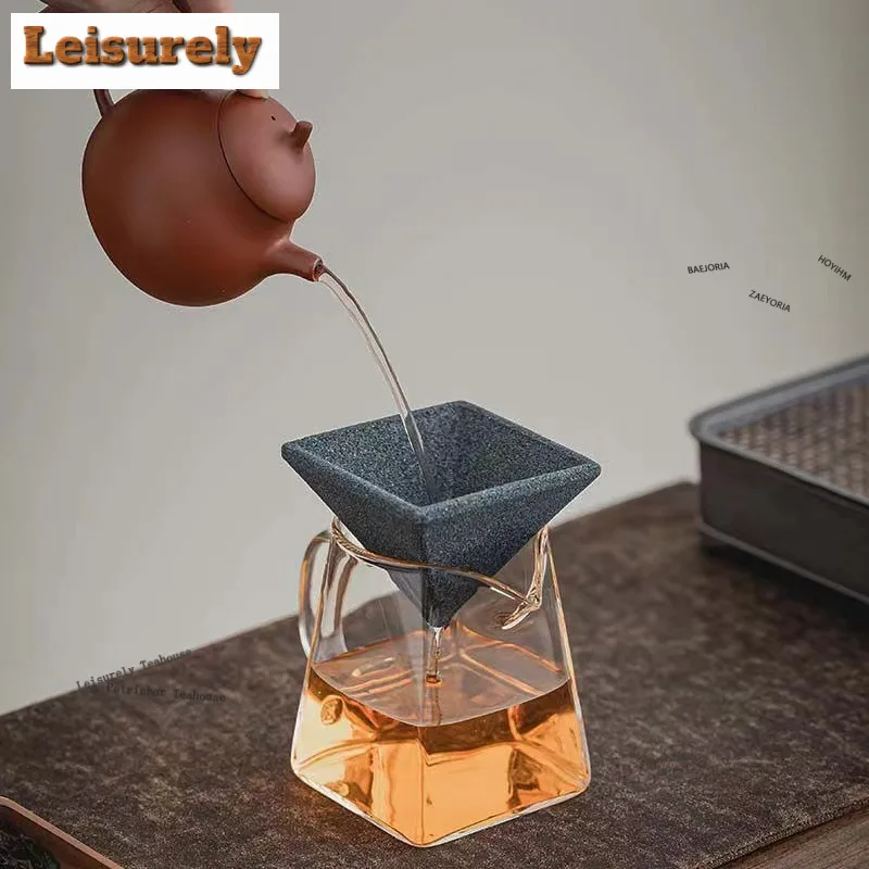 Pyramid Nano-microporous Sclausura Tea Separator Infusor Creative Tea Strainer Dispenser Tea Soaking Tea Filter For Tea Ornament