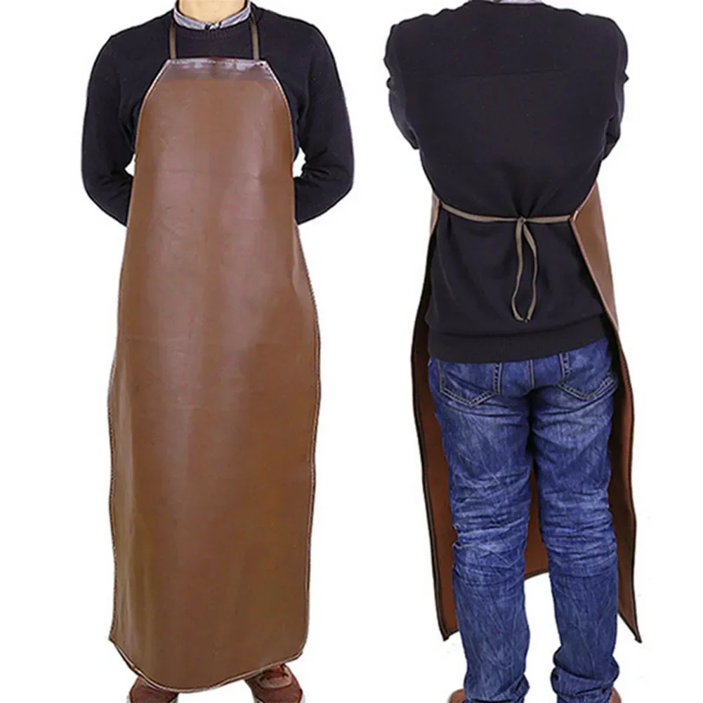 Polyurethane Leather Welding Apron Equipments Welder Thermal Insulation Protection Wear Electric Welding Anti Scalding Aprons