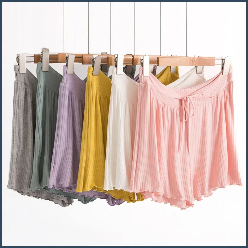

8 Colors Summer Pregnant Women Short Casual Pregnancy Pants with Stripes Elastic Maternity Shorts Outwear Clothing