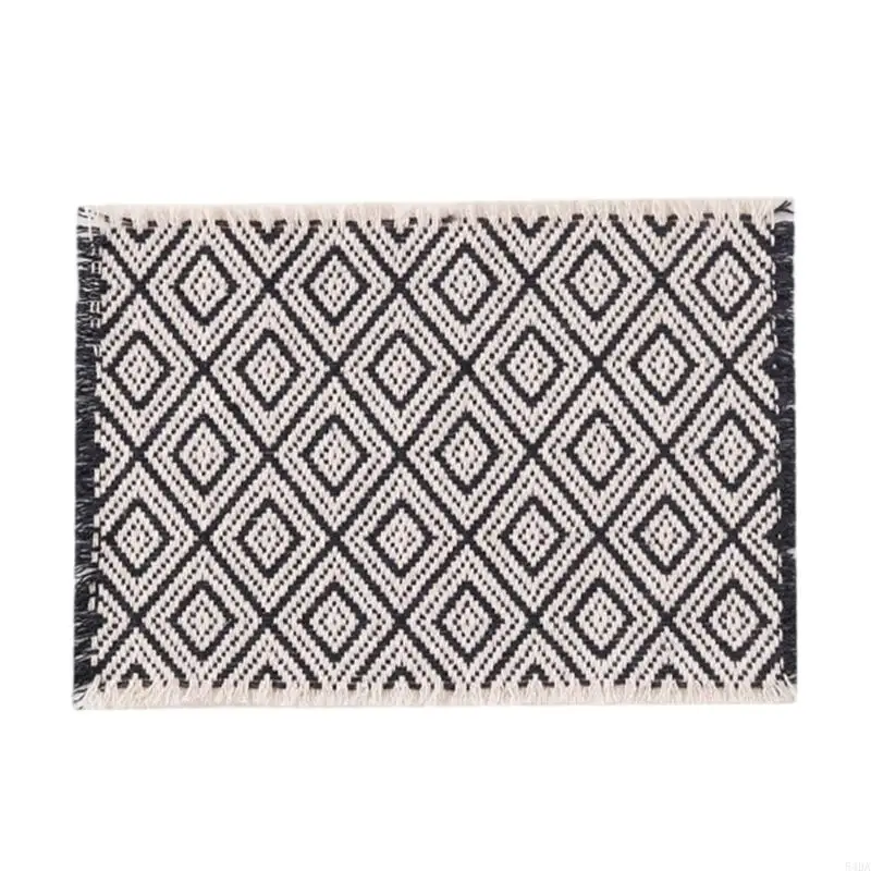 54DA Doll House Floor Mat Fabric Miniature Carpet For Children Interactive Craft Model