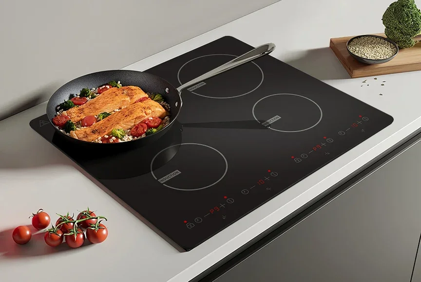 Europe hot selling kitchen 6800W 4 burners induction cooktop electric hot plate stove