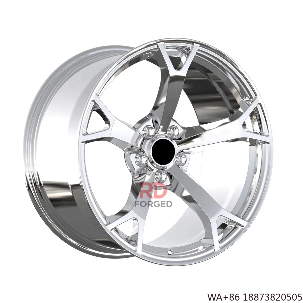 For Monoblock 6061T6 Aluminum Triple Chrome 18 19 20Inch 5x114.3 Forged Wheels for Infiniti Q50 Q60 G37 Nissan 370Z 350Z Q50 Q60