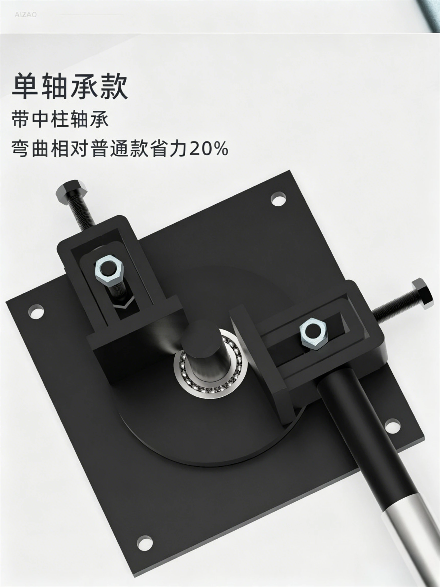 Manual stirrup bending machine, small round steel stainless steel bending equipment