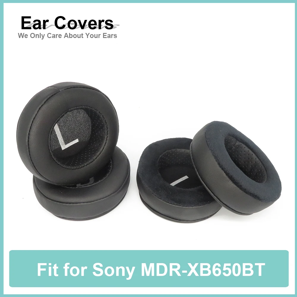 Earpads For Sony MDR-XB650BT Headphone Earcushions Protein Velour Pads Memory Foam Ear Pads