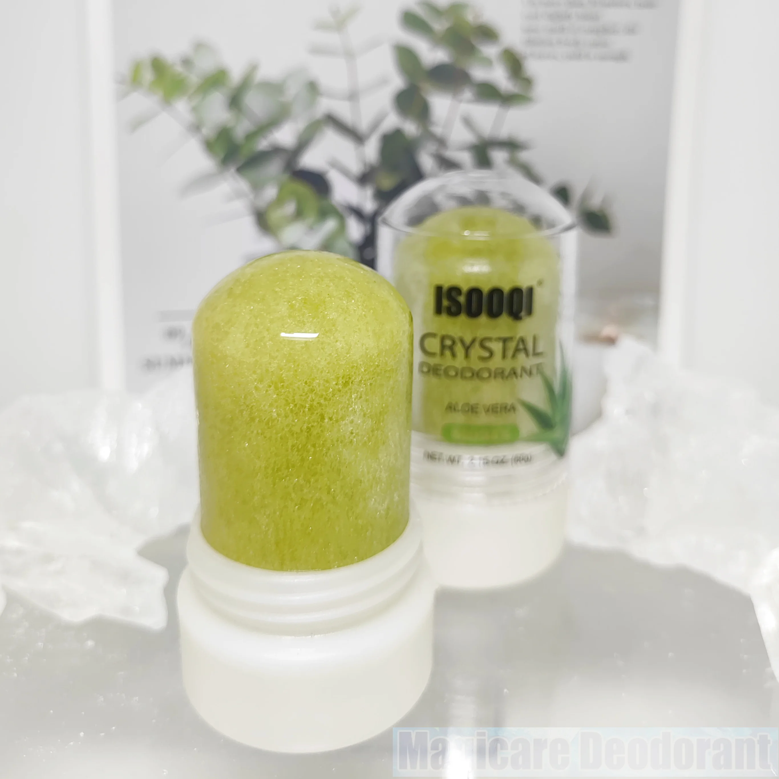 Magicare 2PCS/LOT 60G Aloe Vera Alum Stick Potassium Alum Block Antiperspirant Stone Crystal Deodorant Underarm