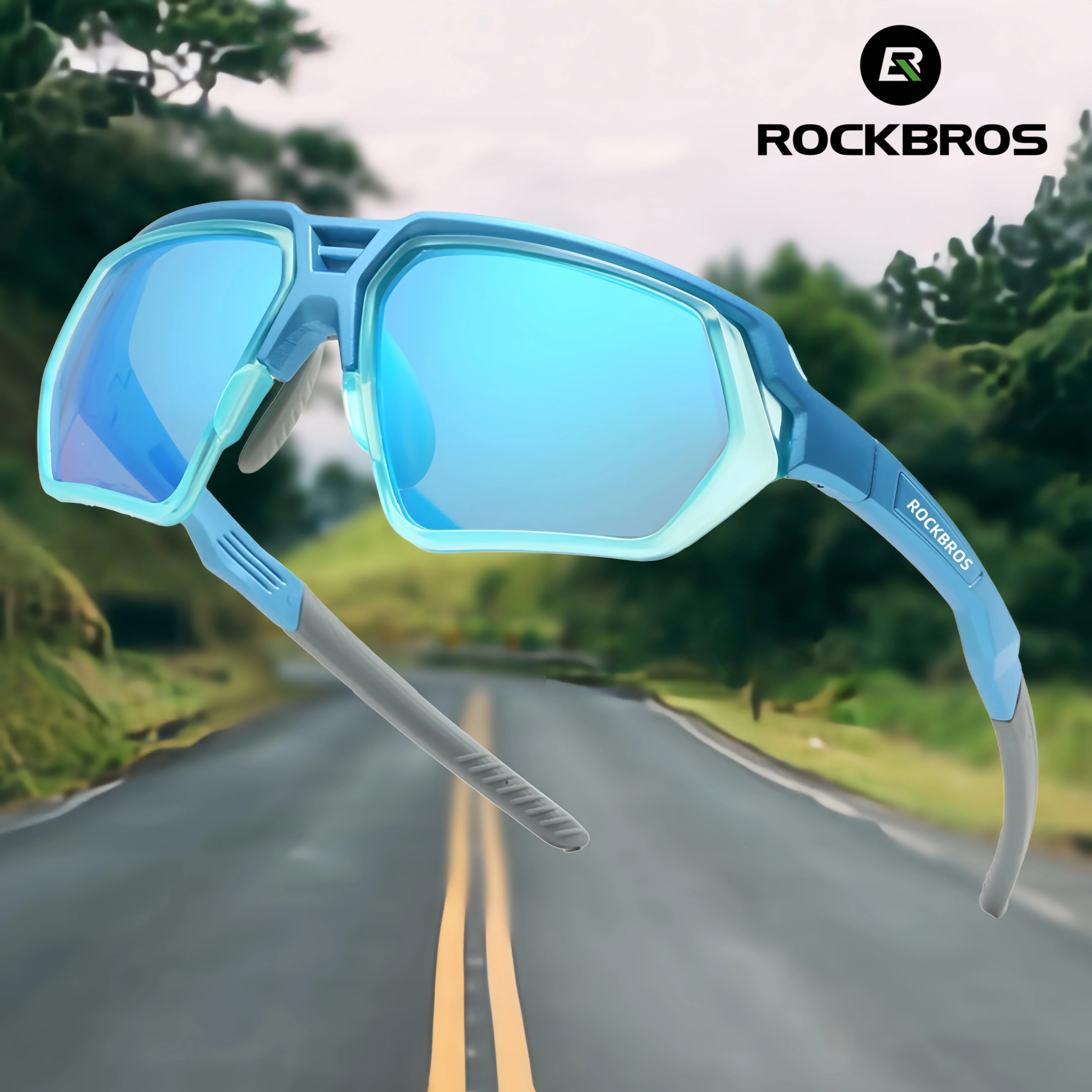 ROCKBROS Bicycle Glasses UV400 Sunscreen Sports Glasses Bicycle Sunglasses Mountain Bike Road Bike Glasses