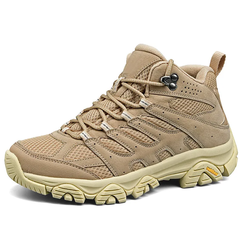 

Новое поступление, мужская походная обувь, дышащие треккинговые мужские амортизирующие уличные туристические кроссовки на шнуровке для мужчин 36-46