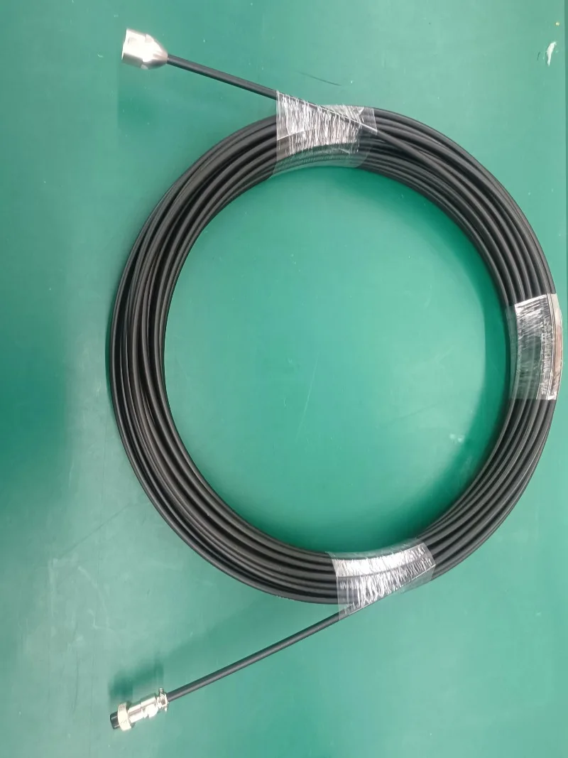 

【2026】7mm 60m black cable with aviation connector connector