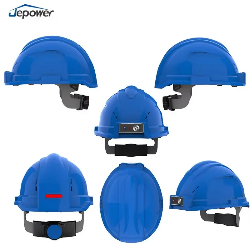 Smart Safety Helmet With HD Camera  And SOS Alert For Construction Site Safety Guardian
