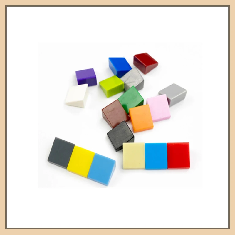 

50746 1x1x2/3 slope tiles compatible with 54200 small particle building blocks MOC spare parts 50g 278PCS