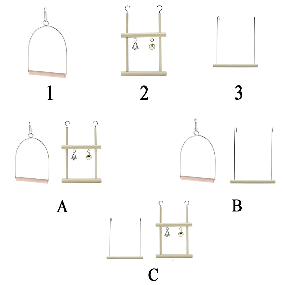 Papugi dla klatki dla ptaków wiszące huśtawki zabawki artykuły dla ptaków stojak dla ptaków papugi huśtawka zabawka ptaki okoń hamak