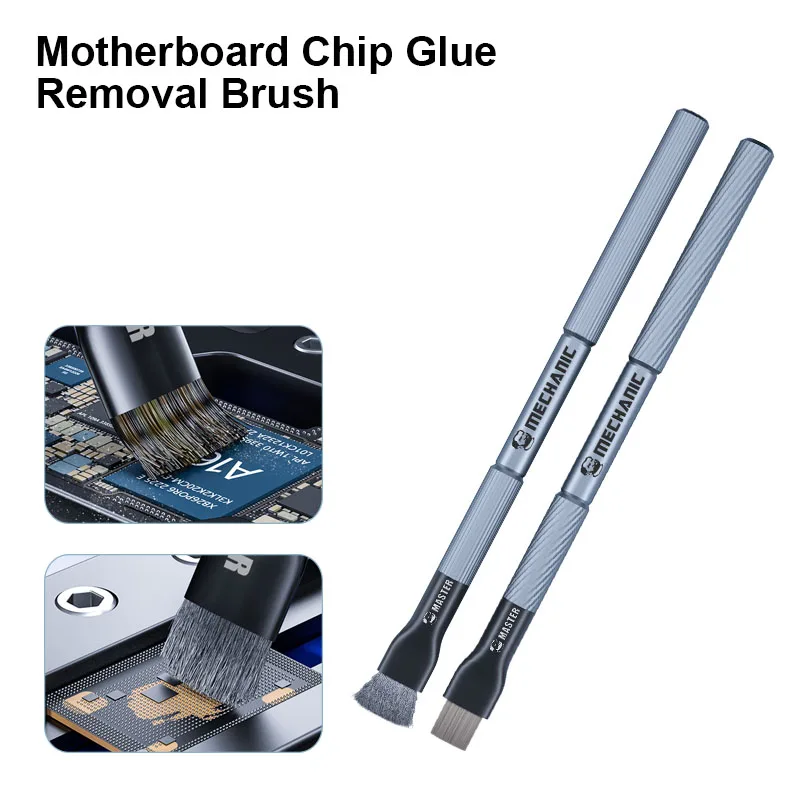

Механическая материнская плата IC, щетка для удаления клея для ремонта мобильных телефонов, высокопрочная чип, щетка для очистки пыли, инструмент