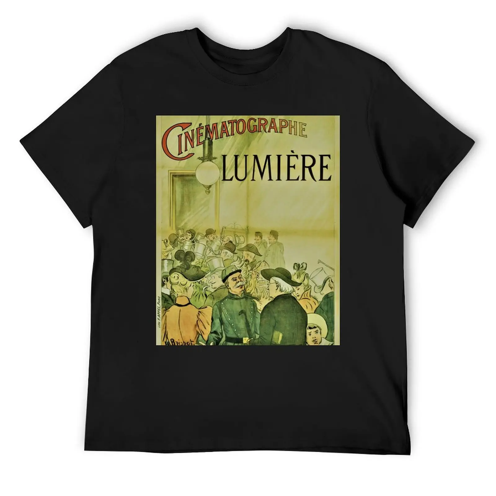 Lumière Brothers Cinematographer poster, 1896 T-Shirt essential t shirt oversized t shirt summer tops plain black t shirts men