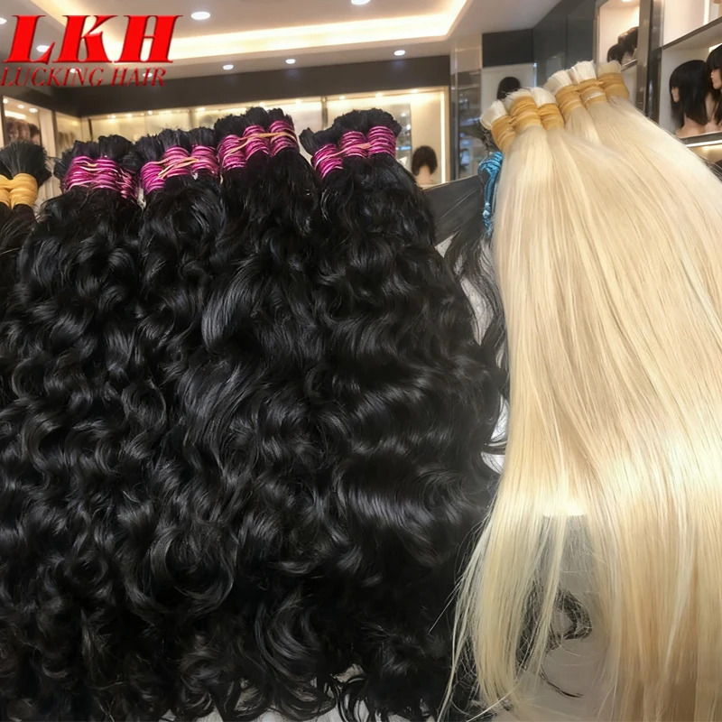 

Mega Hair Cabelo Humano Raw Вьетнамские пучки человеческих волос для плетения 100% необработанные человеческие волосы без утка, объемные наращивания
