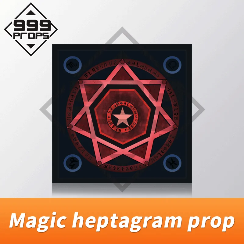 

Escape Room Magic Props Heptagram Prop Seven-pointed stars Touch LED strip will turn on release 12V magnet lock Escape The Room