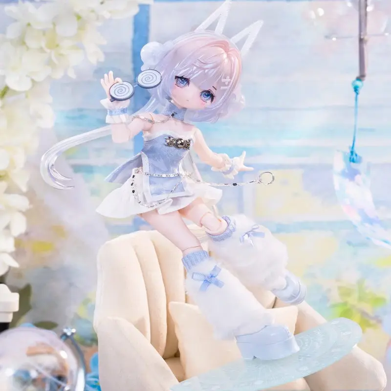 

Кукла Mitian BJD в масштабе 1/8, с шарнирными суставами, в милом модном наряде, коллекционная фигурка, декор для дома, подарок для девочек, коллекция кукол