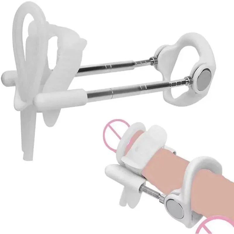 Penis Enlargement Stretch Clamp Extender Penis Stretching Exerciser Penisgrowth Traction Device for Men Portable Sport Train