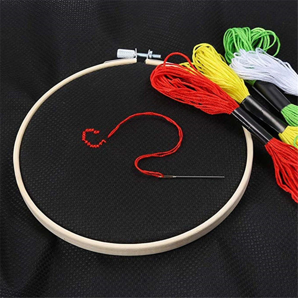 

4pcs Stitch Needlework Fabric Cloth High Quality Embroidery Plain DIY Needlework Material Sewing Supplies