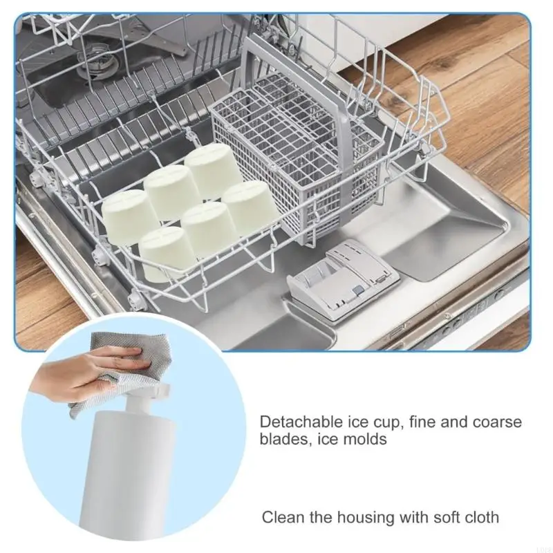 High Efficiency Ice Shaving Tool for Kitchen Blenders Stand Mixer Accessories Home Snow Cone Maker Attachment