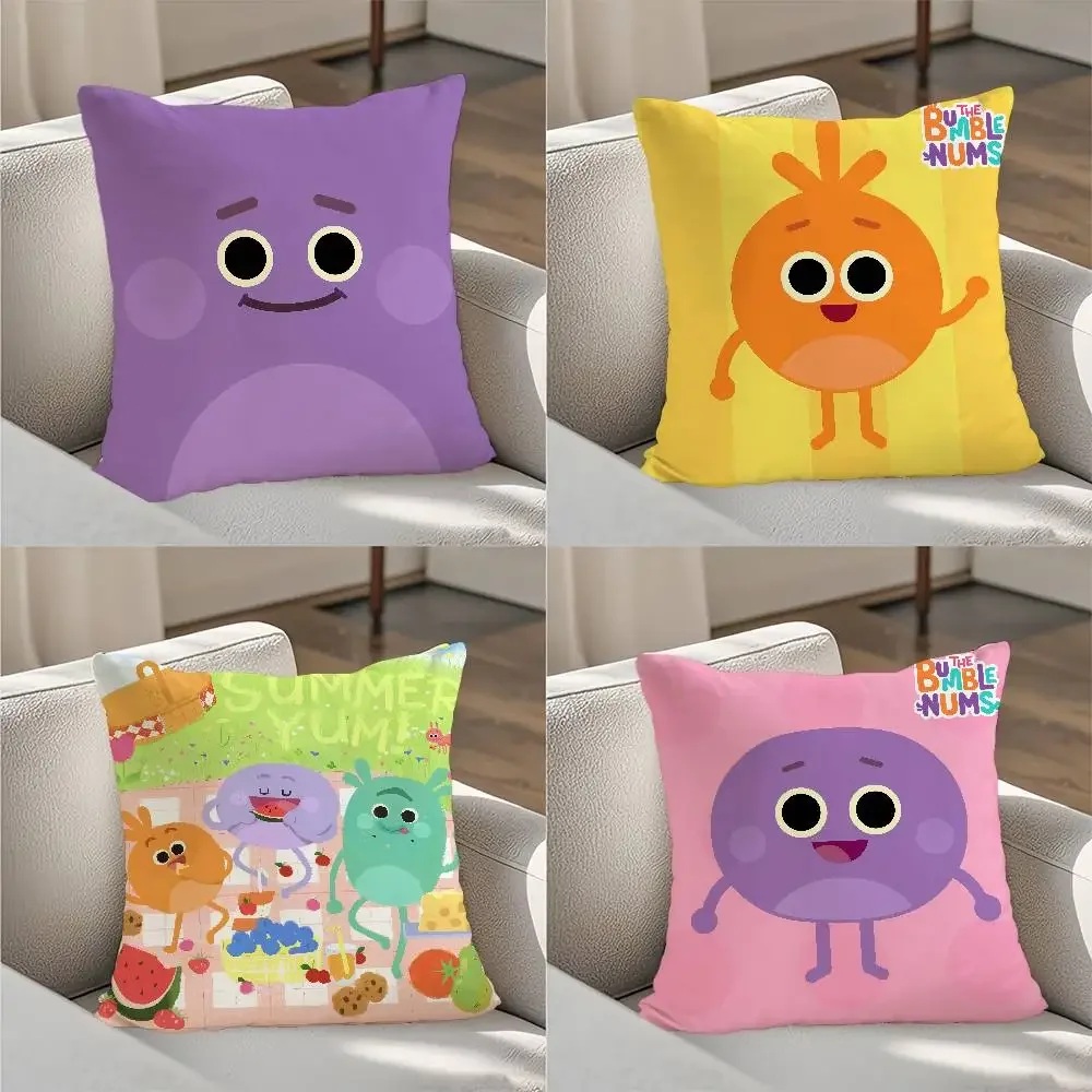 

THE Bumble Nums Humble Pillow Case Luxury Double-sided For Car Pillows 45x45 Cushions Cover Home And Decoration Sofa Pillowcase