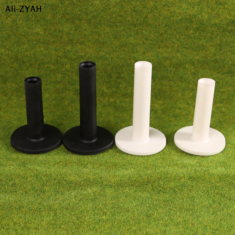【Z】1Pc Rubber Golf Tees Holder for Golf Driving Range Tee Practice 4 Heights Ball Holder for Driving Ranges Mats Practice