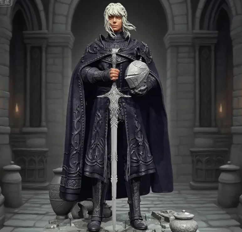 

The height of man 50mm 75mm 90mm Resin model kits colorless and self-assembled（3D Printing ）TD-7460/3D