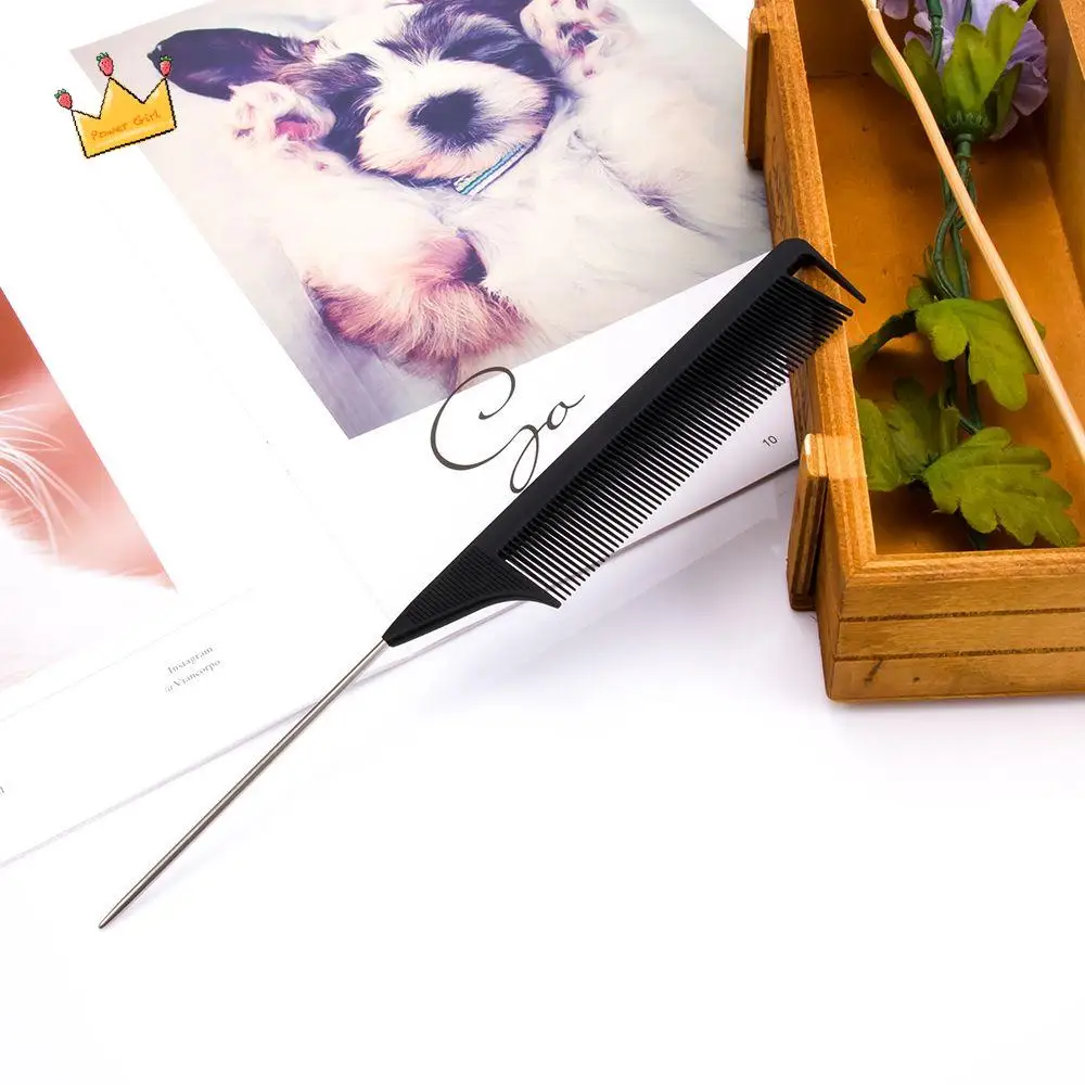 

Black Brand Anti-static Rat Beauty Tail Styling Style Hair Comb Tool