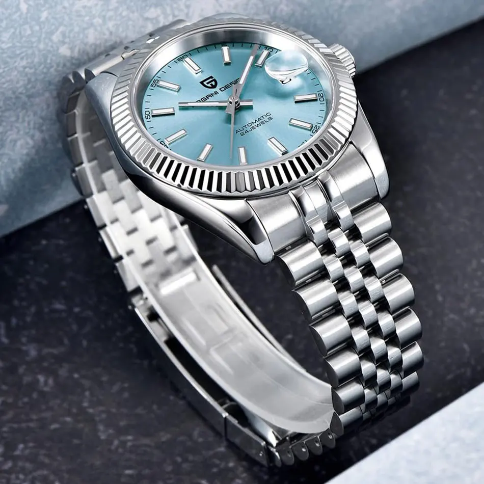 PAGANI DESIGN часы для мужчин 42 мм механические часы из нержавеющей стали 100 м водонепроницаемые мужские часы лучший бренд мужские автоматические наручные часы