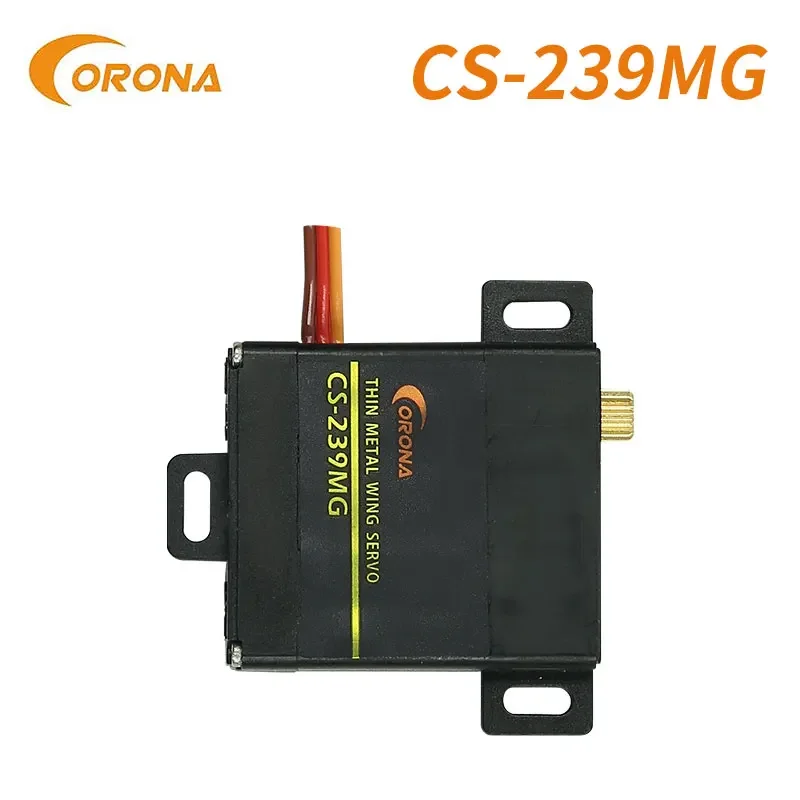 CS239MG Slim-Wing Analog Servo 4.6kg / 0.14sec / 22g For RC control  driving flight  Airplane helicopters for adults  Car