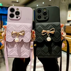 Strap Wallet Card Slot Case for Motorola Moto Edge 70 Fusion 60 50 G85 G56 G35 G67 G86 G96 Crossbody Lanyard Leather Bag Cover