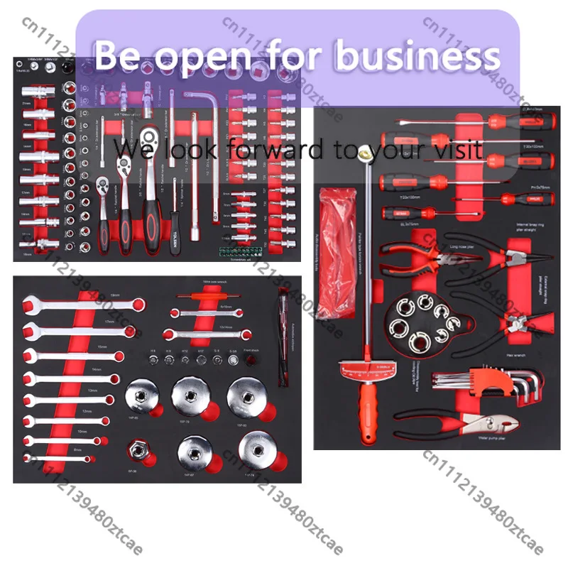 

158 Pieces EVA Auto Repair Tool Holder Storage Tray for Garage Workshop Organization