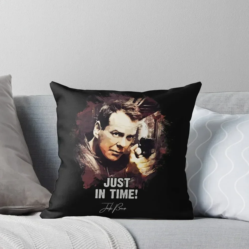 

Just In Time - Jack Bauer Throw Pillow Sofa Cushions Covers Cushion Cover pillow