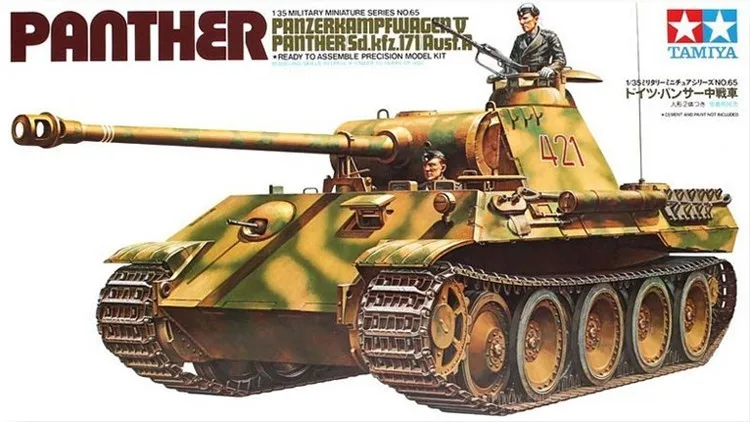 

TAMIYA 35065 1/35 scale tank GERMAN PANTHER TANK Assembly Model kit Modle building scale tank vehicle kits