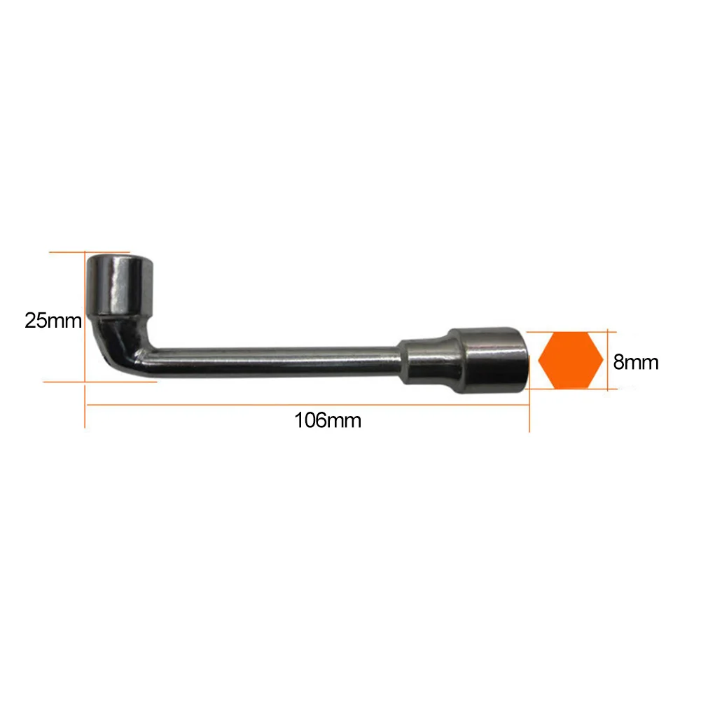 1PC 8/9/10MM L-Shaped Elbow Wrench 7-Shaped Socket Wrench For Auto Repair Tools Furniture Installation