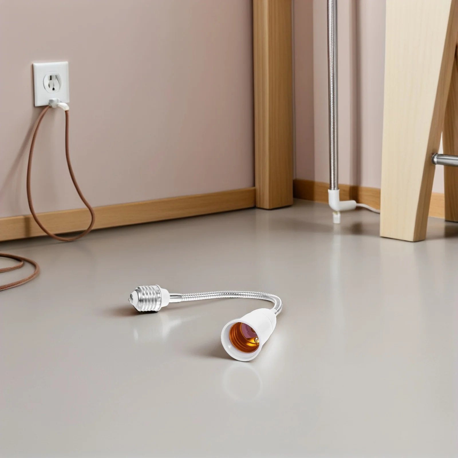 

2Pcs E27 to E27 Lamp Socket Converter Longlasting Performance Compact Design for Flexible Lighting Layout and Comfort