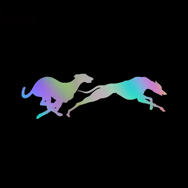 Fashion Car Sticker Racing Car Greyhounds Personalized Sticker Waterproof and Sunscreen Cover Scratches PVC 17*5cm