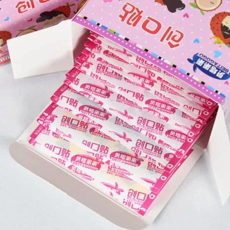 10/20/40/60pcs Cartoon Pattern Waterproof Hemostasis Band Aid Stickers For Kids Adhesive Bandage Wound Plaster First Aid