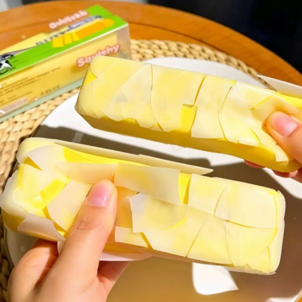 Wax Coating Butter Stick Squishy Sound Crispy Anxiety Relief Crunchy Butter Bar Funny Hand Relax Sensory Stress Stick