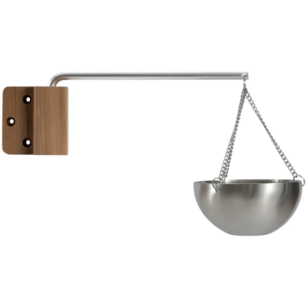 1pc Stainless Steel Sauna Aromatherapy Bowl With Base For Essential Oil Diffuser Steam Room Spa Accessory